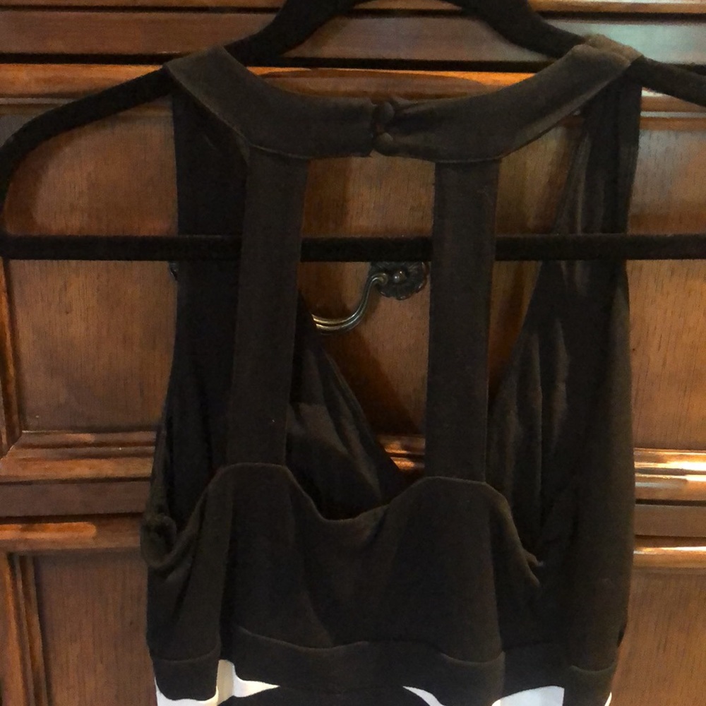 INC black and white maxi dress - Picture 2 of 3